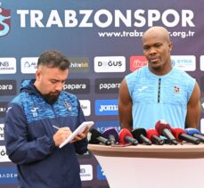 Trabzonspor'un Nijeryalı oyuncusu Nwakame, Macaristan kampında açıklamalarda bulundu: