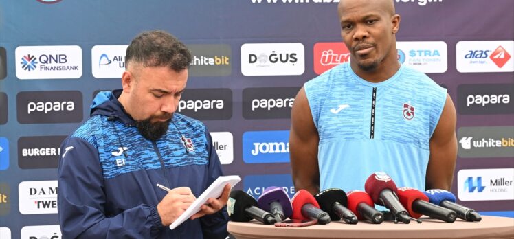 Trabzonspor'un Nijeryalı oyuncusu Nwakame, Macaristan kampında açıklamalarda bulundu: