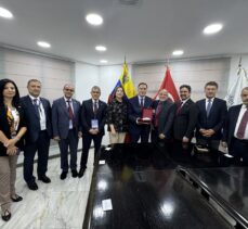 Türk heyeti, Venezuela'nın başkenti Karakas'taki Ombudsmanlık Ofisi'ni ziyaret etti