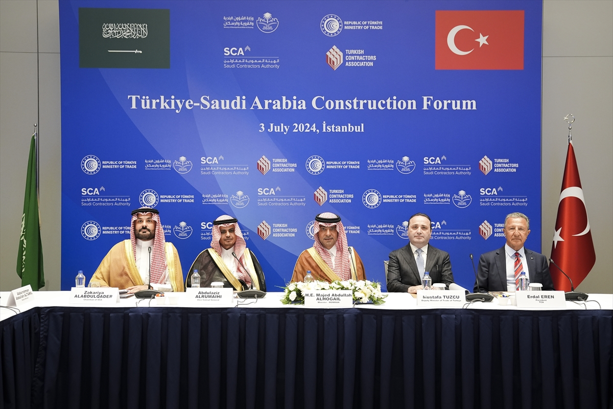 Türkiye-Suudi Arabistan İnşaat Forumu, İstanbul'da gerçekleştirildi
