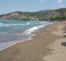 Zonguldak Karadeniz Ereğli'de denize girilmesine izi verilmiyor