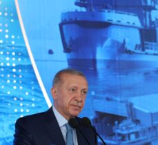 Cumhurbaşkanı Erdoğan, Aksaz Tersanesi Komutanlığı Açılış ve Deniz Platformları Teslim Töreni'nde konuştu: (1)