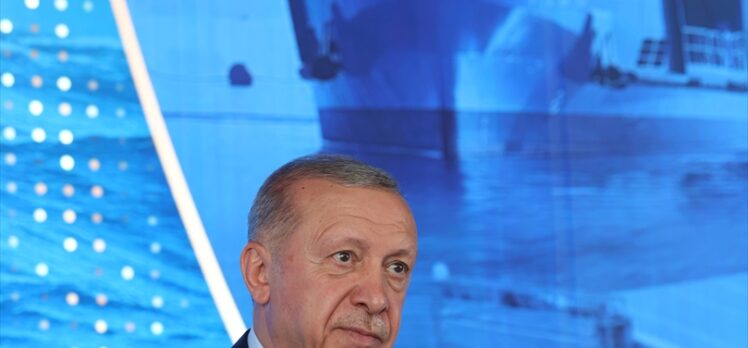 Cumhurbaşkanı Erdoğan, Aksaz Tersanesi Komutanlığı Açılış ve Deniz Platformları Teslim Töreni'nde konuştu: (1)