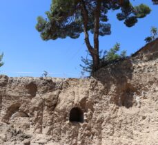 Amasya'da inşaat kazısında Roma dönemine ait mezarlar bulundu