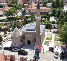 Amasya'da restorasyonu tamamlanan Burmalı Minare Camisi yeniden ibadete açıldı