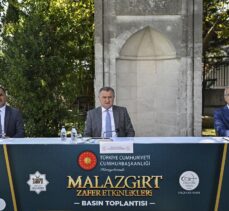 Bakan Uraloğlu, Anadolu'nun Fethi Malazgirt 1071 Anma Programı basın toplantısında konuştu: