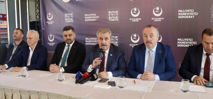 BBP Genel Başkanı Destici, Trabzon'da konuştu: