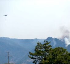 GÜNCELLEME – Bolu'da ormanlık alanda çıkan yangına müdahale ediliyor