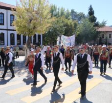 Çankırı'da düzenlenen 3. Uluslararası Tuz Festivali meşalesi yakıldı