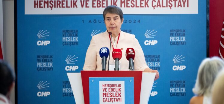 CHP Genel Başkan Yardımcısı Şahbaz, “Hemşirelik ve Ebelik Meslek Çalıştayı”nda konuştu: