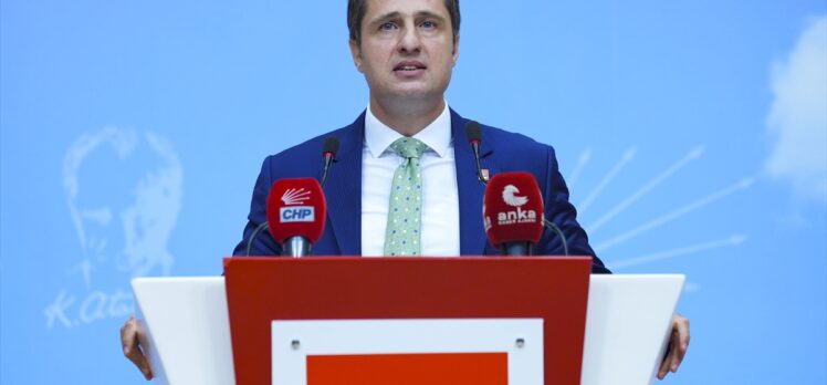 CHP Sözcüsü Yücel, MYK gündemine ilişkin basın toplantısı düzenledi: