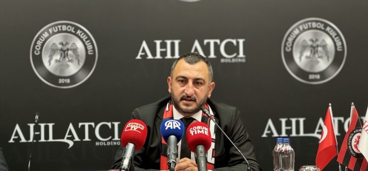 Çorum FK, Ahlatcı Holding ile isim sponsorluğu sözleşmesi imzaladı