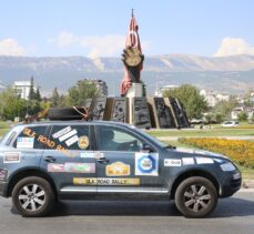 Doğu-Batı Dostluk ve İpek Yolu Rallisi'nin 4. durağı Kahramanmaraş oldu