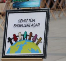 Erzurum'da devlet korumasındaki çocuklar sanat ve bilim sergisi açtı