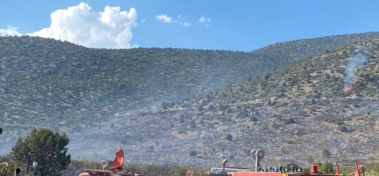 GÜNCELLEME – Isparta'da çıkan orman yangını kontrol altına alındı