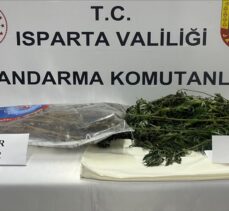 Isparta'da uyuşturucu operasyonunda yakalanan zanlı tutuklandı