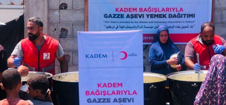 KADEM, Türk Kızılay aracılığıyla Gazze'de sıcak yemek dağıtacak