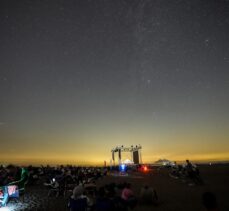 Karacabey sahilinde “Perseid meteor yağmuru” izlendi