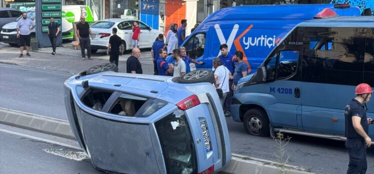 Kartal'da meydana gelen trafik kazasında bir kişi yaralandı