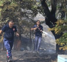 Kayseri'de otluk alanda yangın çıktı