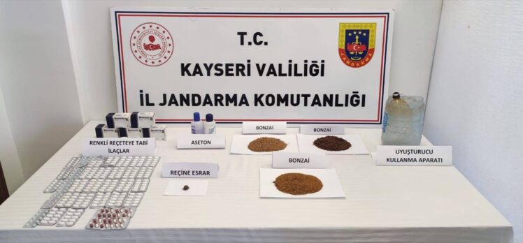 Kayseri'de tarım işçisinin çadırından sentetik uyuşturucu çıktı