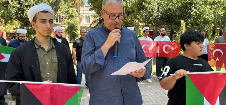 Kırklareli'nde Heniyye suikastı protesto edildi