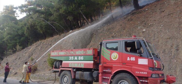 Manisa'nın Salihli ilçesindeki orman yangını kontrol altına alındı