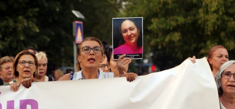 Muğla'da dün yaşanan kadın cinayeti protesto edildi