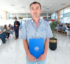 Teknik personel olarak görev yaptığı üniversitede yüksek öğrenim hayalini gerçekleştirecek