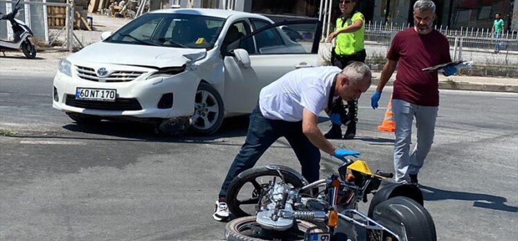 Tokat'ta otomobil ile motosikletin çarpıştığı kazada 1 kişi öldü