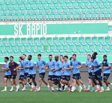 Trabzonspor, Rapid Wien maçının hazırlıklarını tamamladı