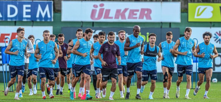 Trabzonspor,  St. Gallen maçı hazırlıklarına başladı