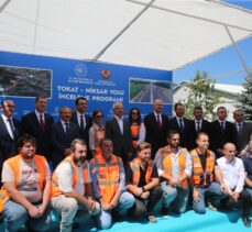 Ulaştırma ve Altyapı Bakanı Uraloğlu, Tokat-Niksar kara yolunda yol yapım çalışmalarını inceledi: