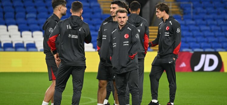 A Milli Futbol Takımı, Cardiff City Stadı'nda yürüyüş yaptı