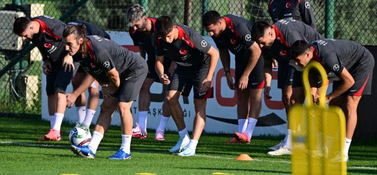 A Milli Futbol Takımı, Galler maçının hazırlıklarını sürdürdü