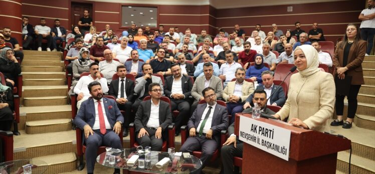 AK Parti Genel Başkan Yardımcısı Kaya, Nevşehir'de konuştu: