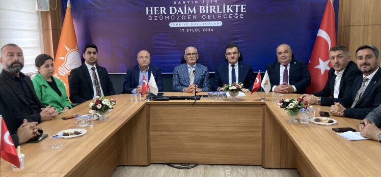 AK Parti Genel Başkan Yardımcısı Yılmaz, Bartın'da partililerle buluştu