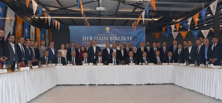 AK Parti Genel Başkanvekili Elitaş, Ordu'da konuştu: