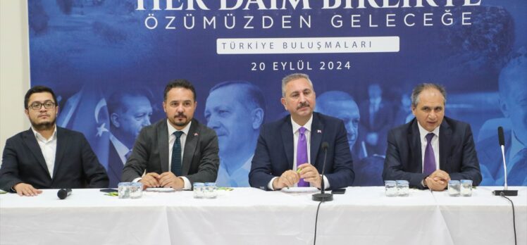 AK Parti Grup Başkanvekili Gül, Uşak'ta STK temsilcileriyle buluştu: