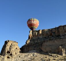 Aksaray'da medya temsilcileri Ihlara Vadisi ile Selime Katedrali'ni kuş bakışı izledi