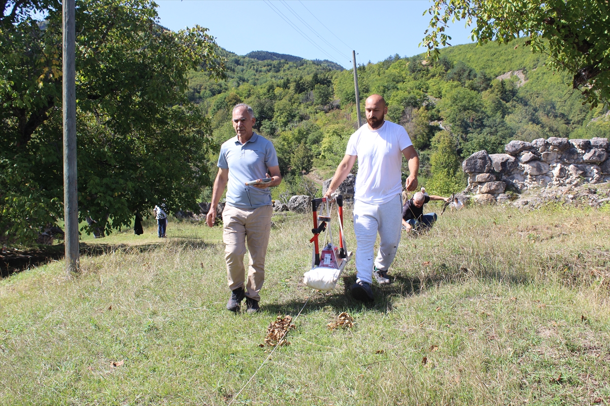 Artvin'de üç arkeolojik kazı alanında jeoradar çalışması yapıldı