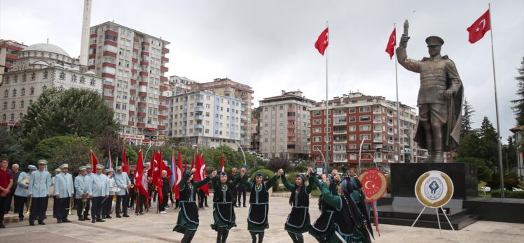 Atatürk'ün Rize'ye gelişinin 100. yıl dönümü törenle kutlandı