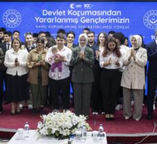 Bakan Göktaş, devlet korumasında yetişen gençlerin kamuya atanması töreninde konuştu: