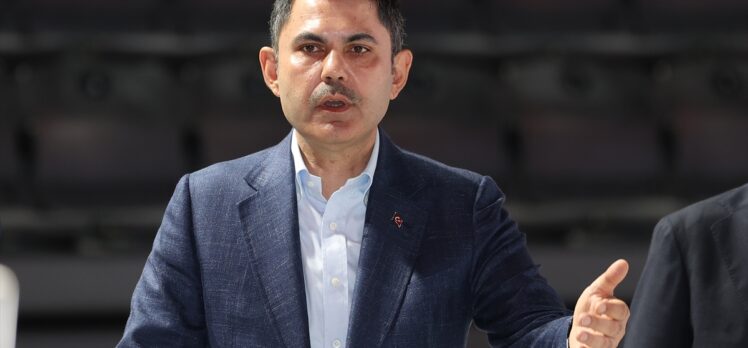 Bakan Kurum, Basketbol Gelişim Merkezi'ni ziyaretinde konuştu: