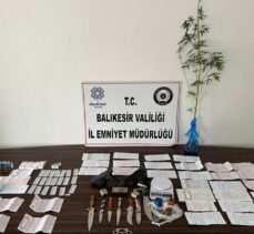 Balıkesir merkezli tefecilik operasyonunda 10 şüpheli gözaltına alındı