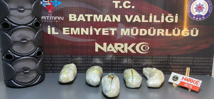 Batman'da uyuşturucu operasyonunda yakalanan şüpheli tutuklandı