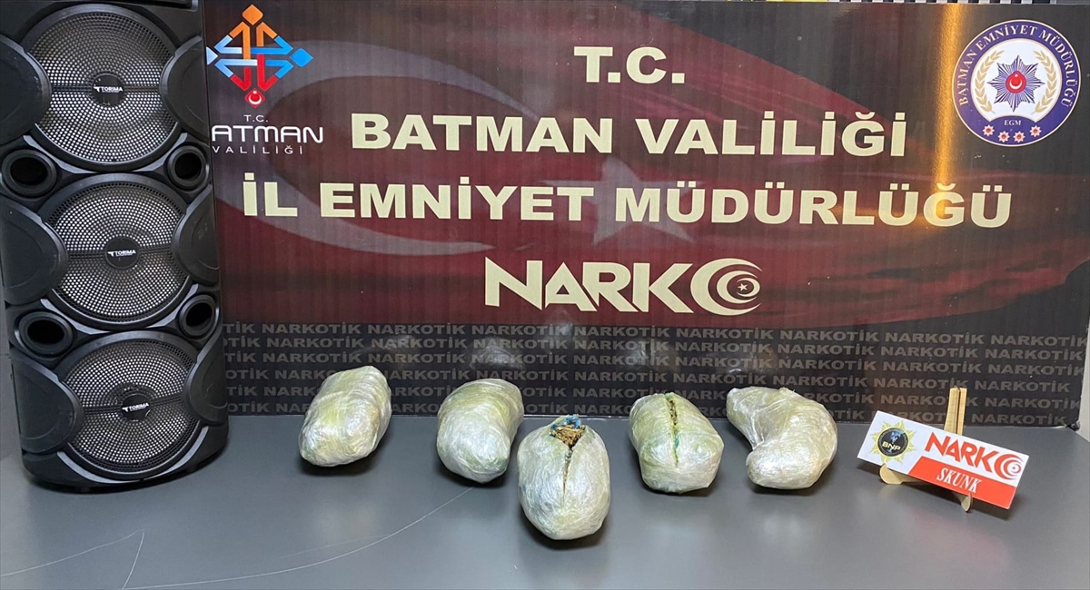 Batman'da uyuşturucu operasyonunda yakalanan şüpheli tutuklandı