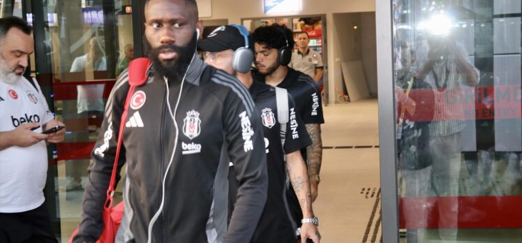 Beşiktaş kafilesi, Trabzon'a geldi