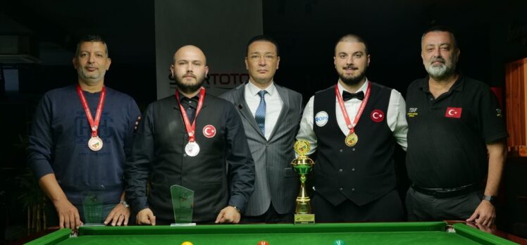 Bilardoda 2024 Türkiye Snooker Şampiyonası'nın 3. etabı tamamlandı