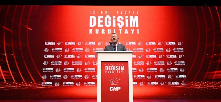 CHP Genel Başkanı Özel, partisinin “İkinci Yüzyıl Değişim Kurultayı”nda konuştu: